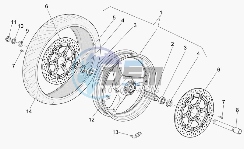 Front wheel