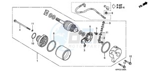 CBR125RWA Europe Direct - (ED / BLA) drawing STARTING MOTOR