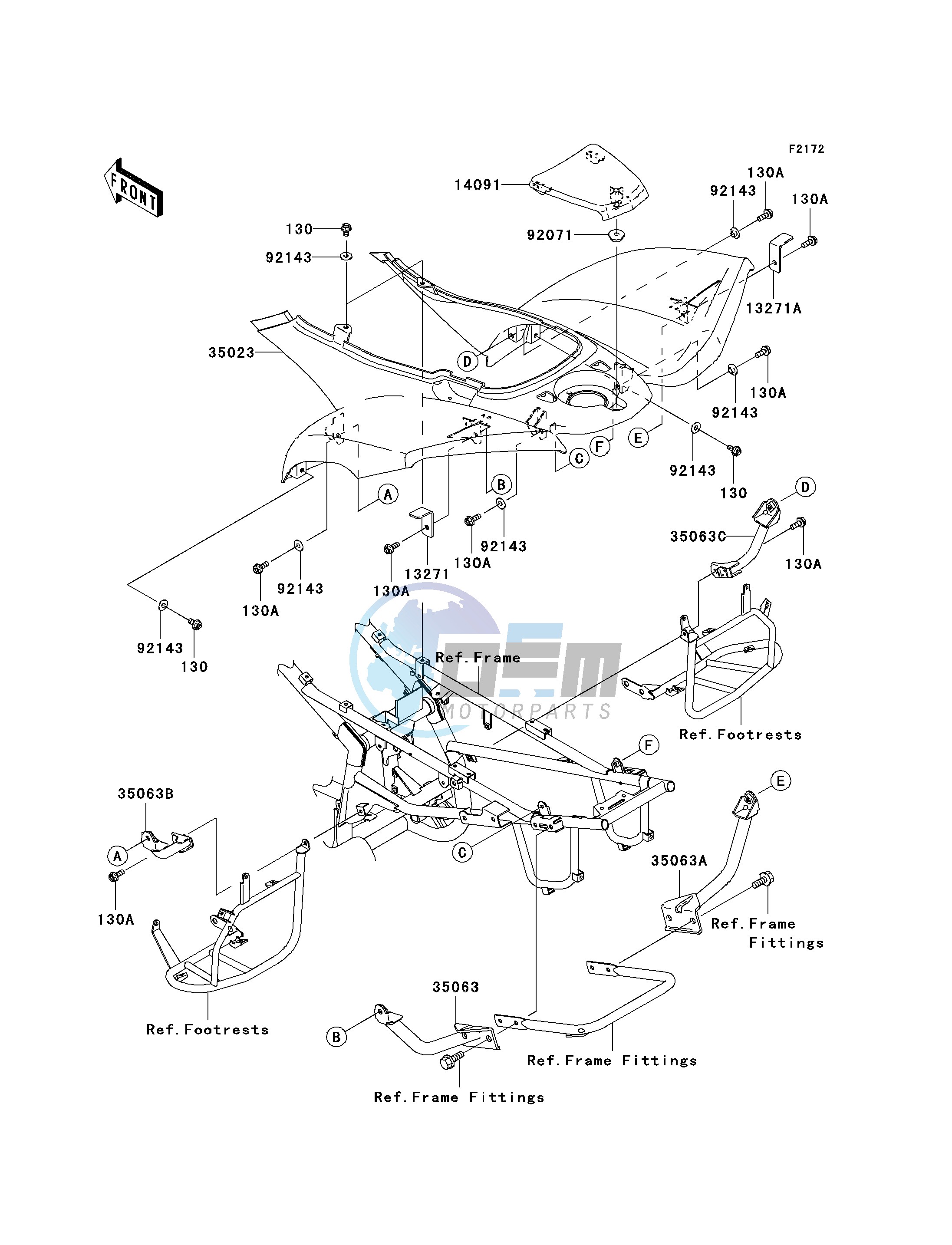 REAR FENDER-- S- -