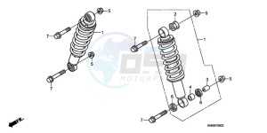 TRX250XA Europe Direct - (ED) drawing FRONT CUSHION