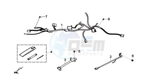 CRUISYM 300 (L8) EU drawing WIRE HARNESS