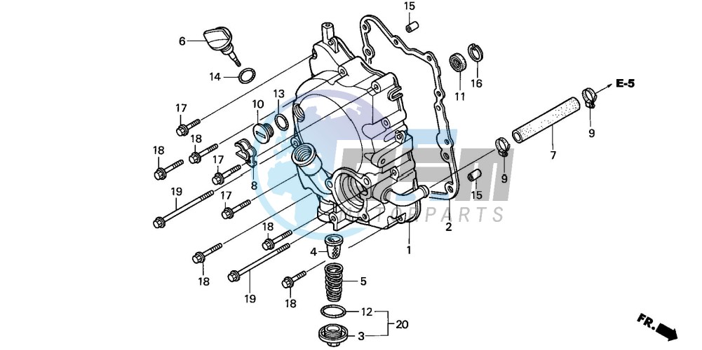 RIGHT CRANKCASE COVER