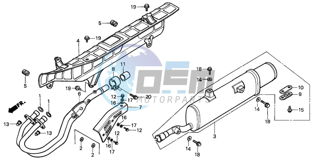 EXHAUST MUFFLER