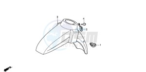 SH75D drawing FRONT FENDER