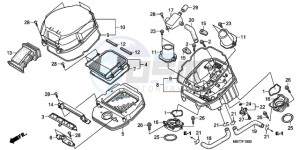 XL1000VA9 UK - (E / ABS MKH) drawing AIR CLEANER