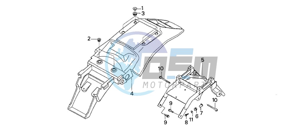 REAR FENDER (2)