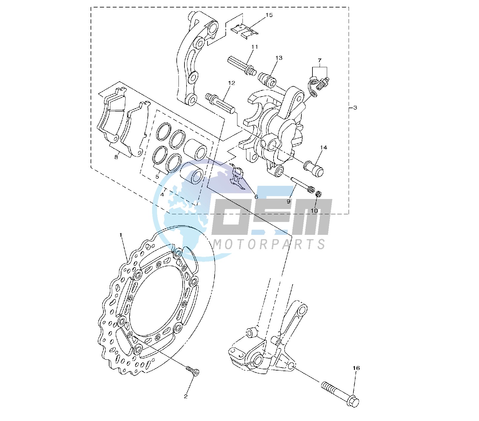 FRONT BRAKE CALIPER