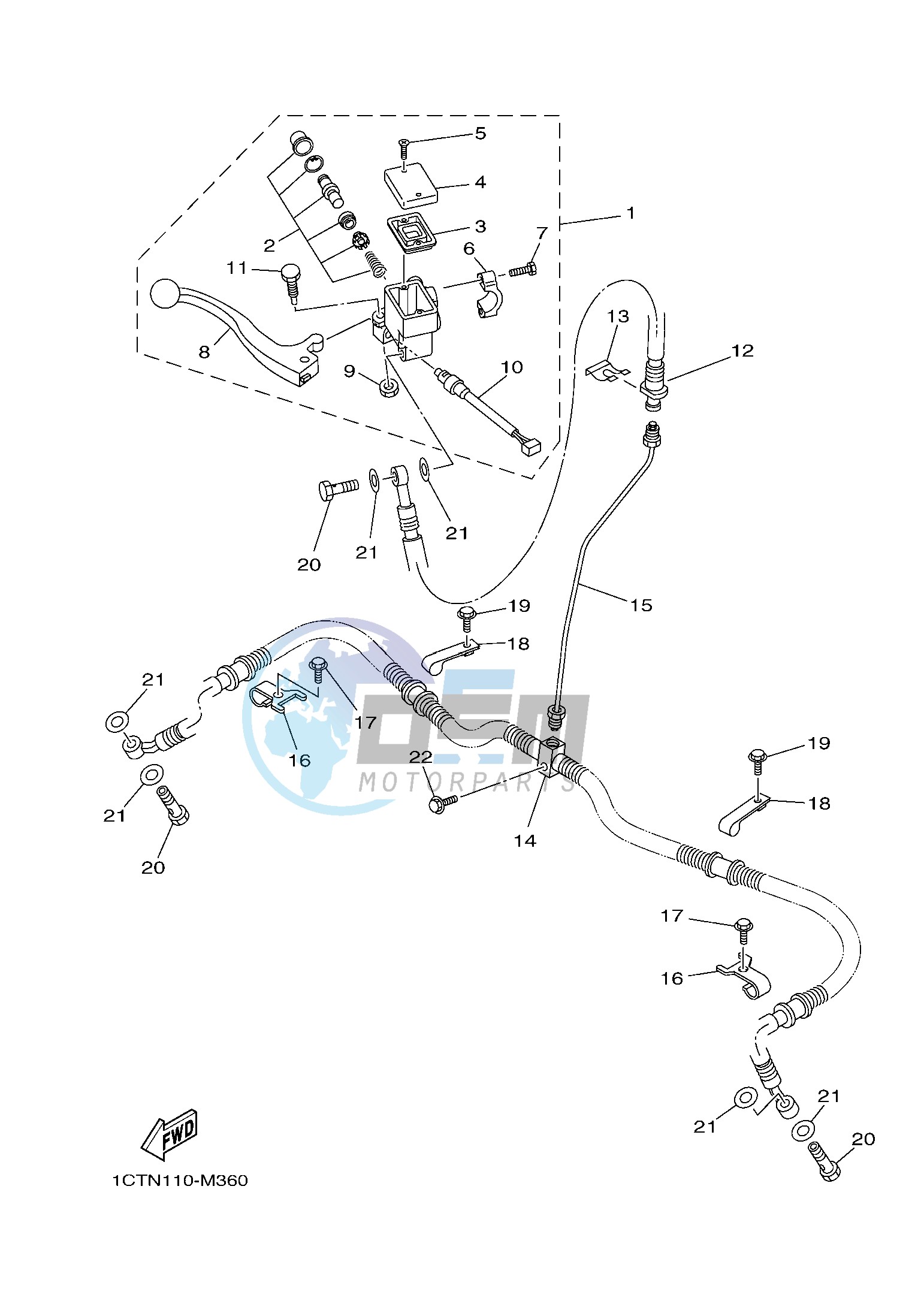 FRONT MASTER CYLINDER