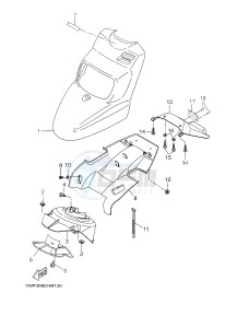 CW50LN BOOSTER (1WP3 1WP4) drawing FRONT FENDER