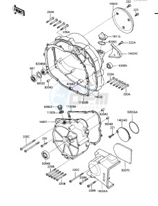 KLT 160 A [KLT160] (A1) [KLT160] drawing ENGINE COVERS