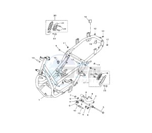 VP X-CITY 125 drawing FRAME