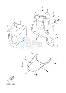 YN50F NEO'S 4 (2AC7 2AC7 2AC7) drawing LEG SHIELD