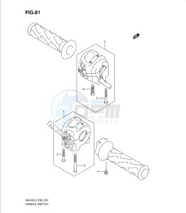 AN400Z drawing HANDLE SWITCH (AN400L1 E2)