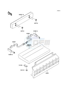 MULE 3000 KAF620-G5 EU drawing Seat