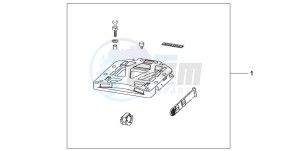 CBF600N drawing REAR BASE CARRIER