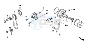 FJS600D SILVER WING drawing OIL PUMP