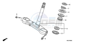 CBR600RRA Australia - (U / 2U) drawing STEERING STEM