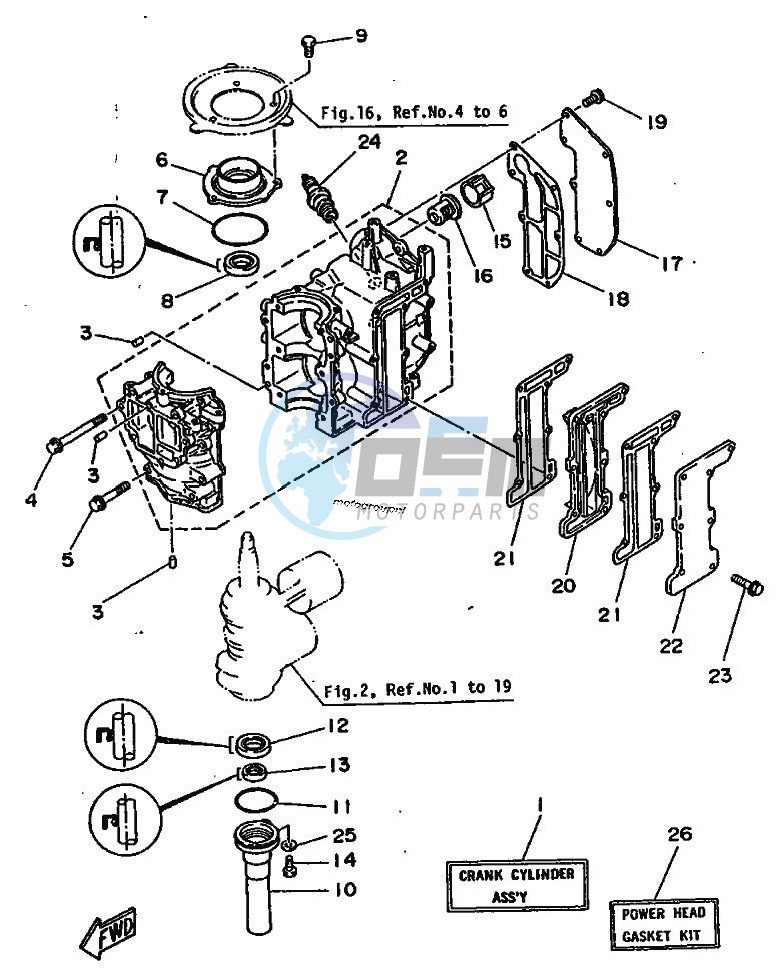 CYLINDER--CRANKCASE