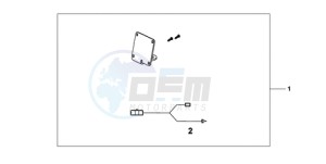 XL700V9 UK - (E / MKH SPC) drawing H/G SUB KIT