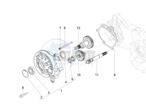 VXL 125 4T 3V drawing Reduction unit