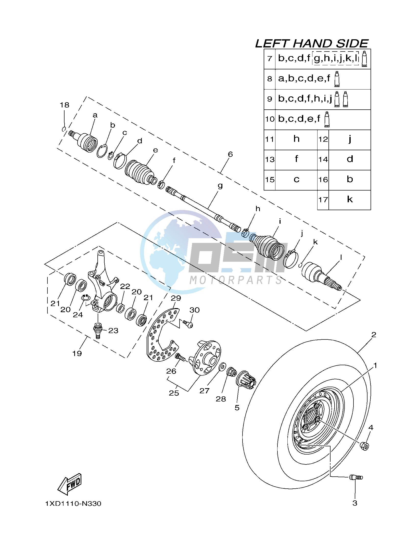 FRONT WHEEL