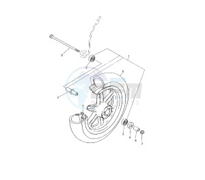 CS JOG R 50 drawing FRONT WHEEL