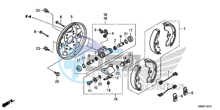 FRONT BRAKE PANEL