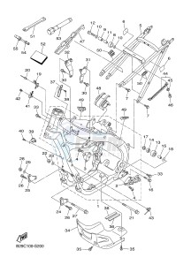 YZ250FX (B29C B29D B29E B29E B29F) drawing FRAME