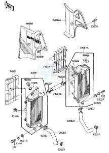 KX 250 D [KX250] (D1) [KX250] drawing RADIATORS