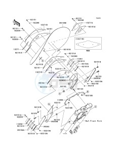 VN 1700 C [VULVAN 1700 NOMAD] (9FA) C9FA drawing COWLING