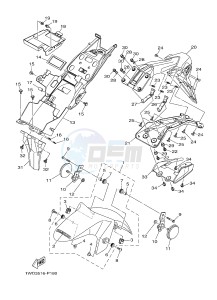 YZF-R25 249 (1WD3) drawing FENDER