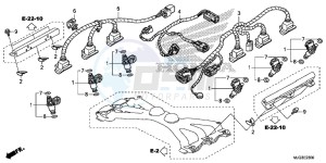 GL1800BF F6B Bagger - GL1800BF UK - (E) drawing INJECTOR