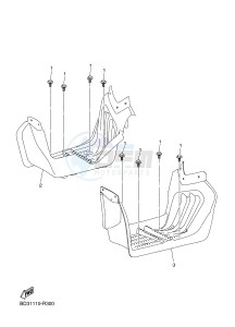 YFM90R YFM09RYXH (BD36) drawing STAND & FOOTREST