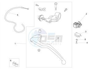 RSV4 1000 RACING FACTORY E4 ABS (EMEA) drawing Clutch control