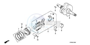 SH300AR9 F / ABS CMF SPC drawing CRANKSHAFT/PISTON