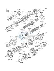 ZR 750 L [Z750 AU] (L7F-L8F) L8F drawing TRANSMISSION