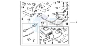 CBF1000SA France - (F / ABS CMF) drawing ALARM SYS.