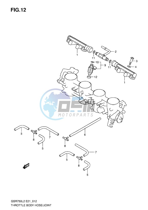 THROTTLE BODY HOSE-JOINT