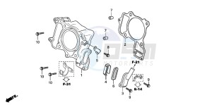 SH300A drawing CYLINDER/REED VALVE