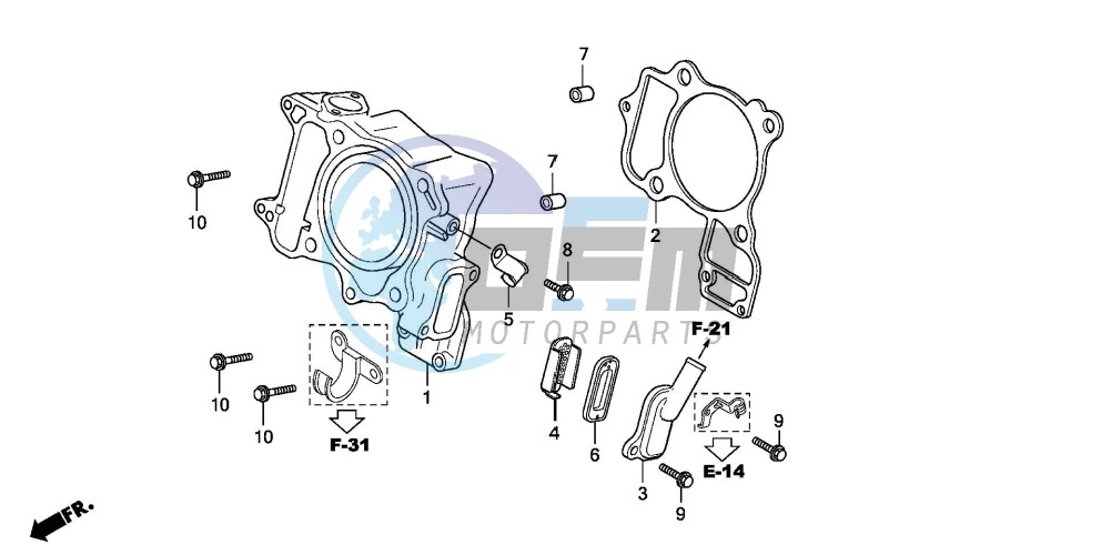 CYLINDER/REED VALVE