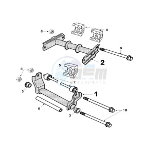 SAT125 E drawing ENGINEMOUNT