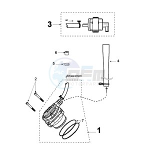 VIVA RG drawing AIR INLET