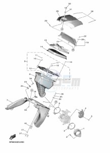 YZ450F (BR96) drawing INTAKE