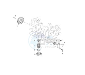 VP X-CITY 125 drawing OIL PUMP