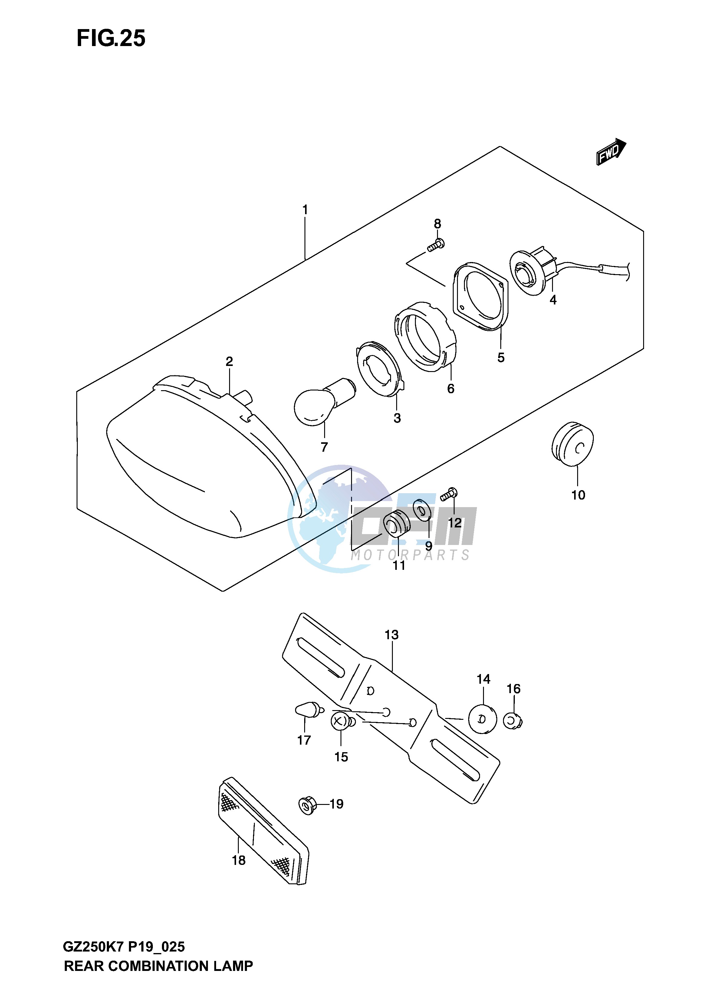 REAR COMBINATION LAMP