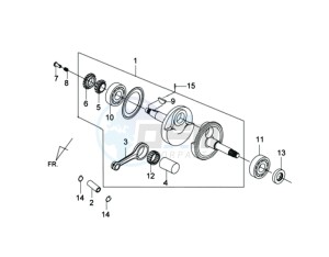 JOYMAX 125i drawing CRANKSHAFT / PISTON / PISTON RING