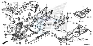 TRX500FA5H TRX500FA ED drawing FRAME BODY