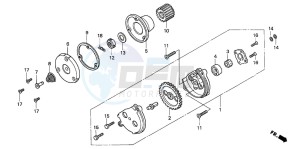 CLR125 CITY FLY drawing OIL PUMP