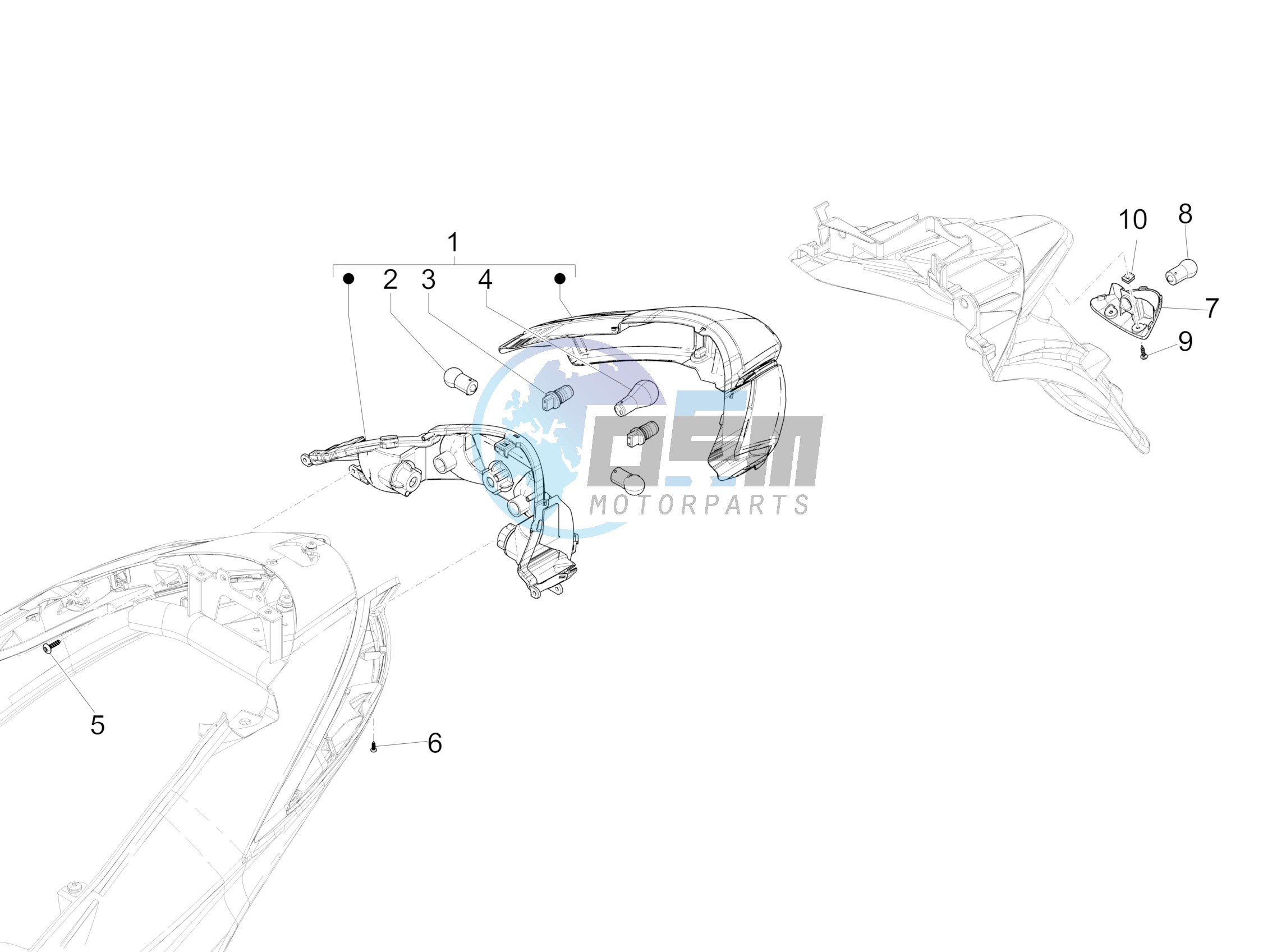 Rear headlamps - Turn signal lamps