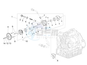 California 1400 Custom ABS 1380 WEG drawing Oil pump